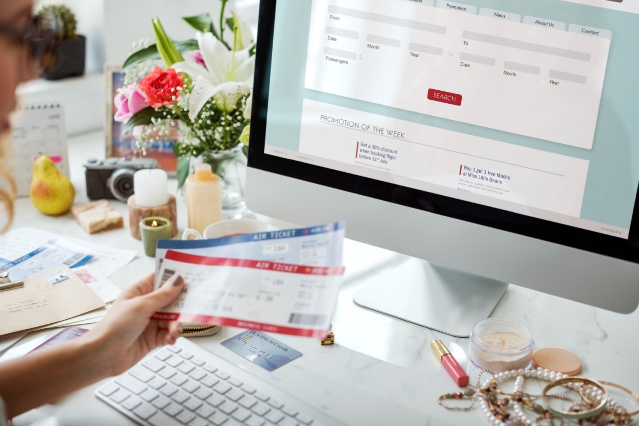 Acheter un billet d'avion en ligne